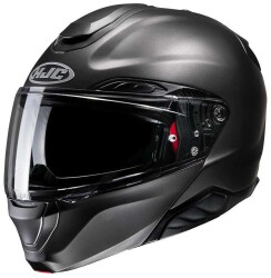 HJC RPHA91 KASK SEMI FLAT TITANIUM - 1