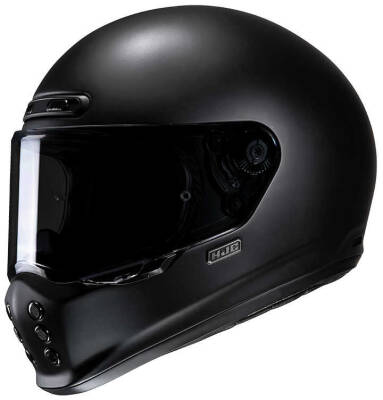 HJC V10 KASK SEMI FLAT SİYAH - 1