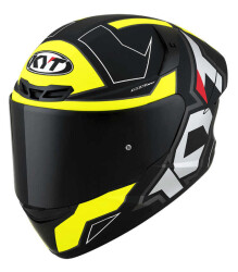 KYT TT-COURSE KASK ELECTRON MAT SİYAH SARI 