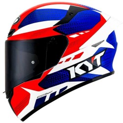 KYT TT-COURSE KASK GEAR MAVİ KIRMIZI - 5