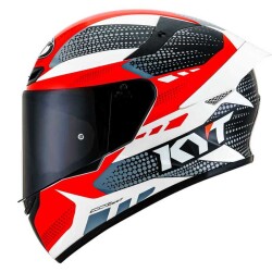 KYT TT-COURSE KASK GEAR SİYAH KIRMIZI - 5