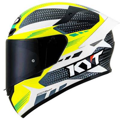 KYT TT-COURSE KASK GEAR SİYAH SARI - 5