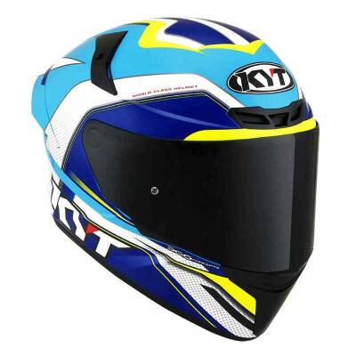 KYT TT-COURSE KASK GRAND PRIX AÇIK MAVİ BEYAZ - 3