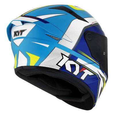 KYT TT-COURSE KASK GRAND PRIX AÇIK MAVİ BEYAZ - 6