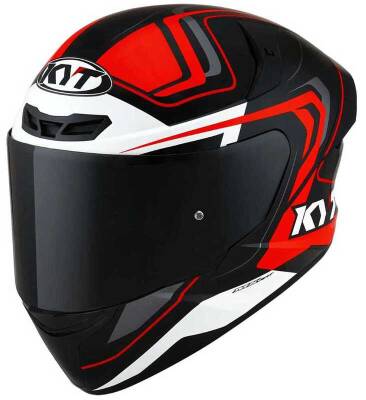 KYT TT-COURSE KASK OVERTECH SİYAH/TURUNCU - 1