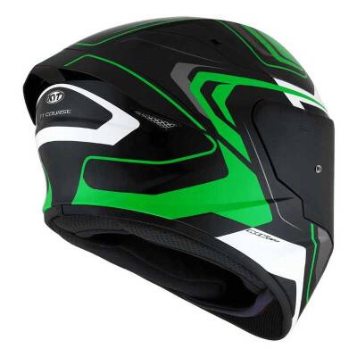 KYT TT-COURSE KASK OVERTECH SİYAH/YEŞİL - 8