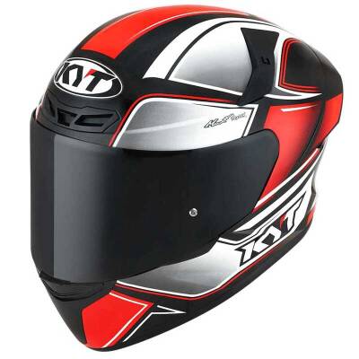 KYT TT-COURSE KASK TOURIST KIRMIZI FLUO - 1