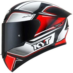 KYT TT-COURSE KASK TOURIST KIRMIZI FLUO - 5