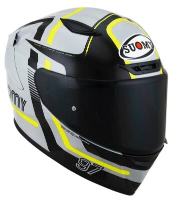 SUOMY TRACK-1 KASK NINETY SEVEN GREY-YELLOW - 2