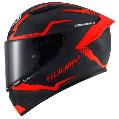 SUOMY TRACK-1 KASK REACTION MAT ANTRASİT KIRMIZI - 1